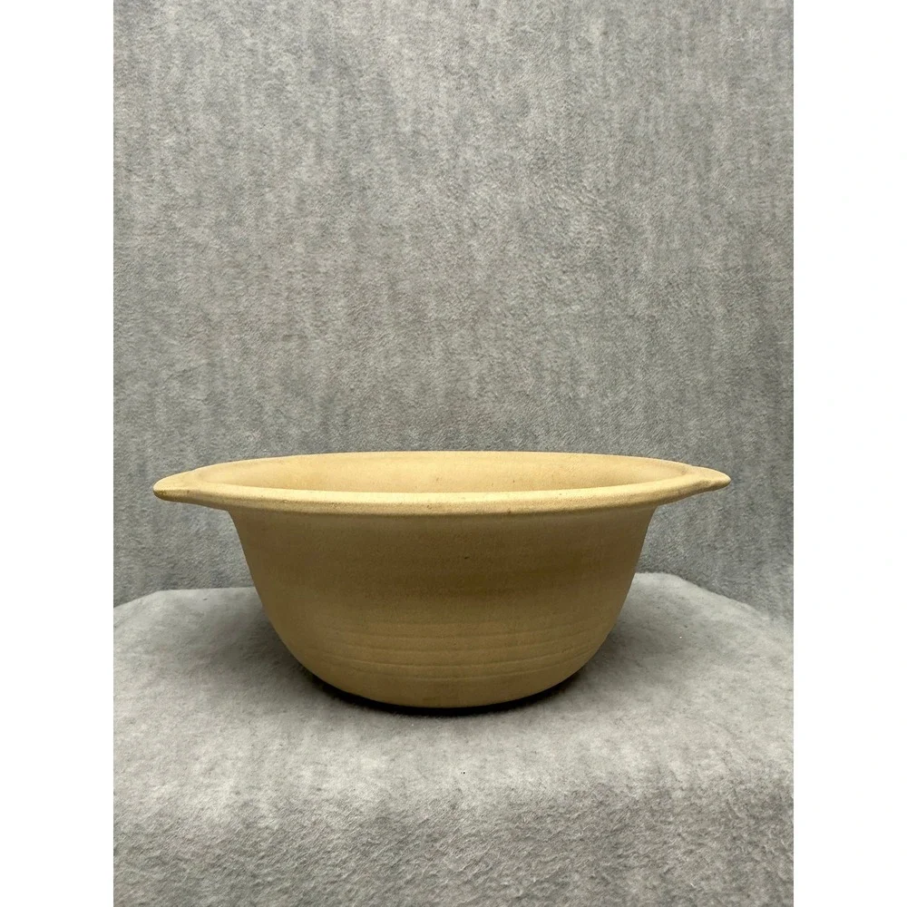 The‎ Pampered Chef Stoneware Baking Bowl Round 9 in Excellent Family Heritage